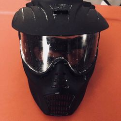 Black Paintball Mask