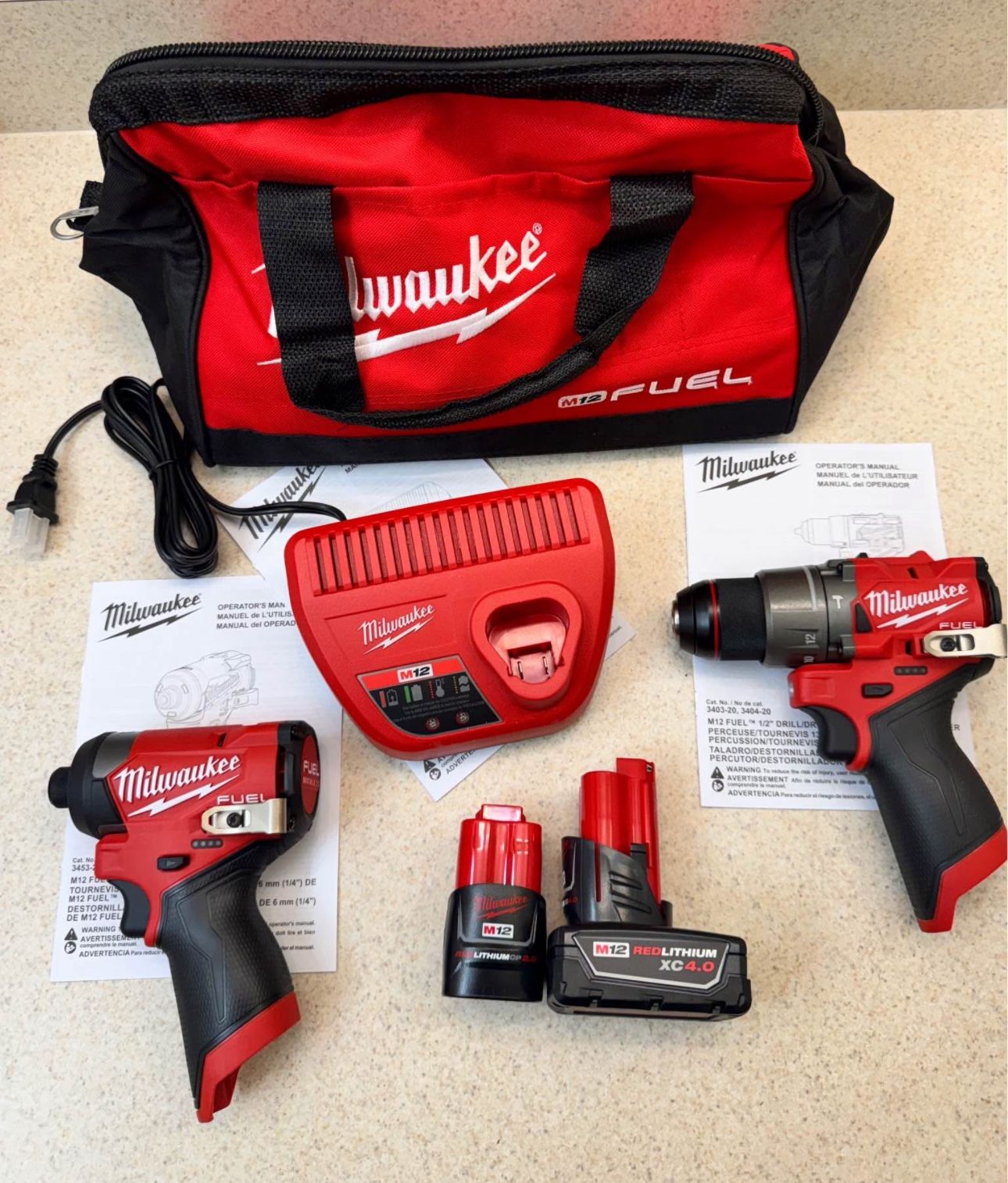 M12 Drill Milwaukee Drill Impact Combo Tool Combo Kit Milwaukee