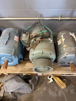 AC motors in good condition running.