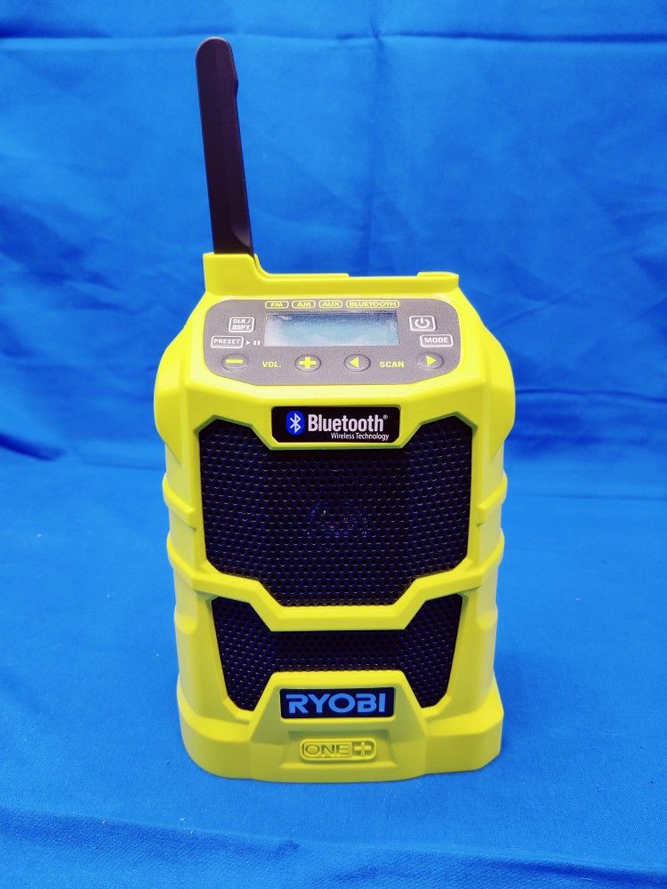 RYOBI P742ID JOBSITE RADIO BLUETOOTH SPEAKER 18V ONE+ CORDLESS FREE SHIPPING