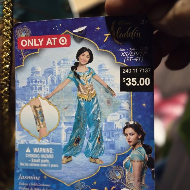 Jasmine Aladdin Child SMALL 3T-4T