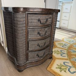 Wicker Side Table