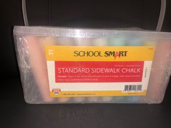 Sidewalk chalk bucket new 52 pieces