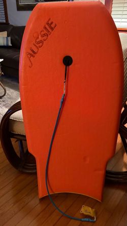 Vintage 1980s Morey Boogie Board "Aussie" - Rare All-Foam White Bottom - USED