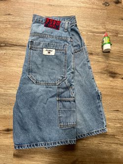 Vintage FUBU jean shorts