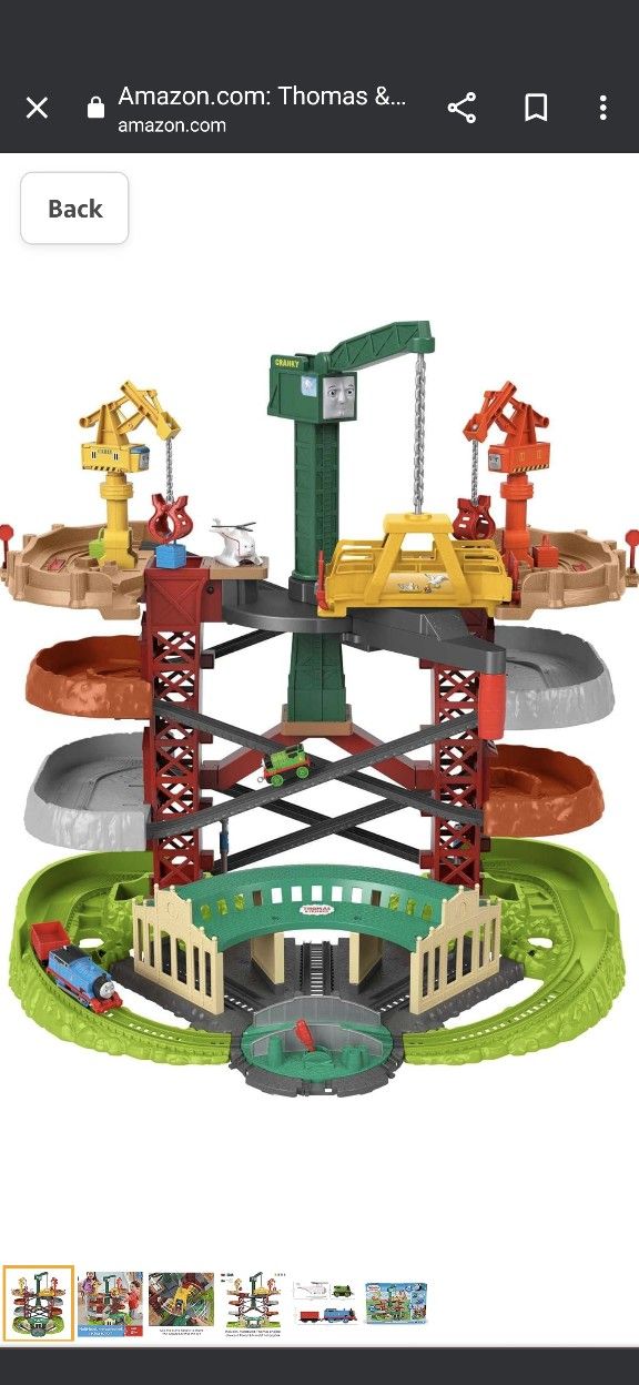 Thomas And Friends Trains And Cranes Play Set