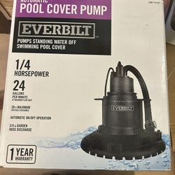 Everbilt 1/4 hp Submersible Pool Cover Pump