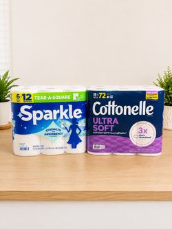 Tissue/Paper Towel Household Essentials Bundle – $22