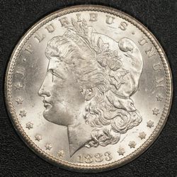 1883 CC Silver $1 Morgan GSA Dollar Carson City Uncirculated 