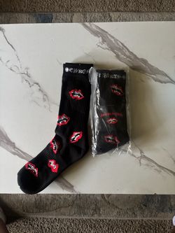 Black Chrome Hearts Socks 🧦  (One Pair)