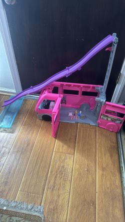 Barbie DreamCamper Truck Playset with Pool and Slide — Toys for Ages 3 and Up