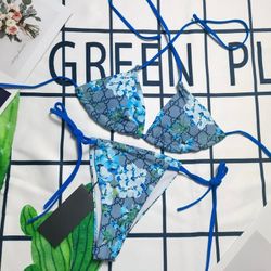 GG Bloom Blue 2PC Bikini Set 👉Swipe Slide See Photos