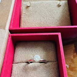Diamond Ring And Earrings