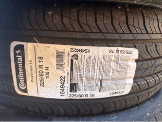 New Set Of Continental 225/60/18