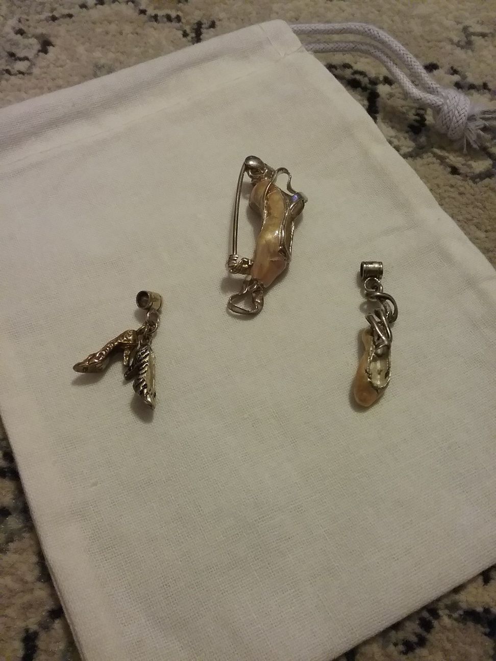 Shoe Pin and Charms