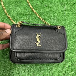 Saint Laurent  Niki Mini Bag in Grained Lambskin