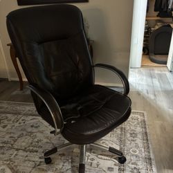 Leather office chair