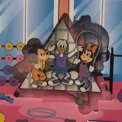 Disney Mickey Mouse & Friends Pin LIMITED EDITION 90's Exercising Geometric 