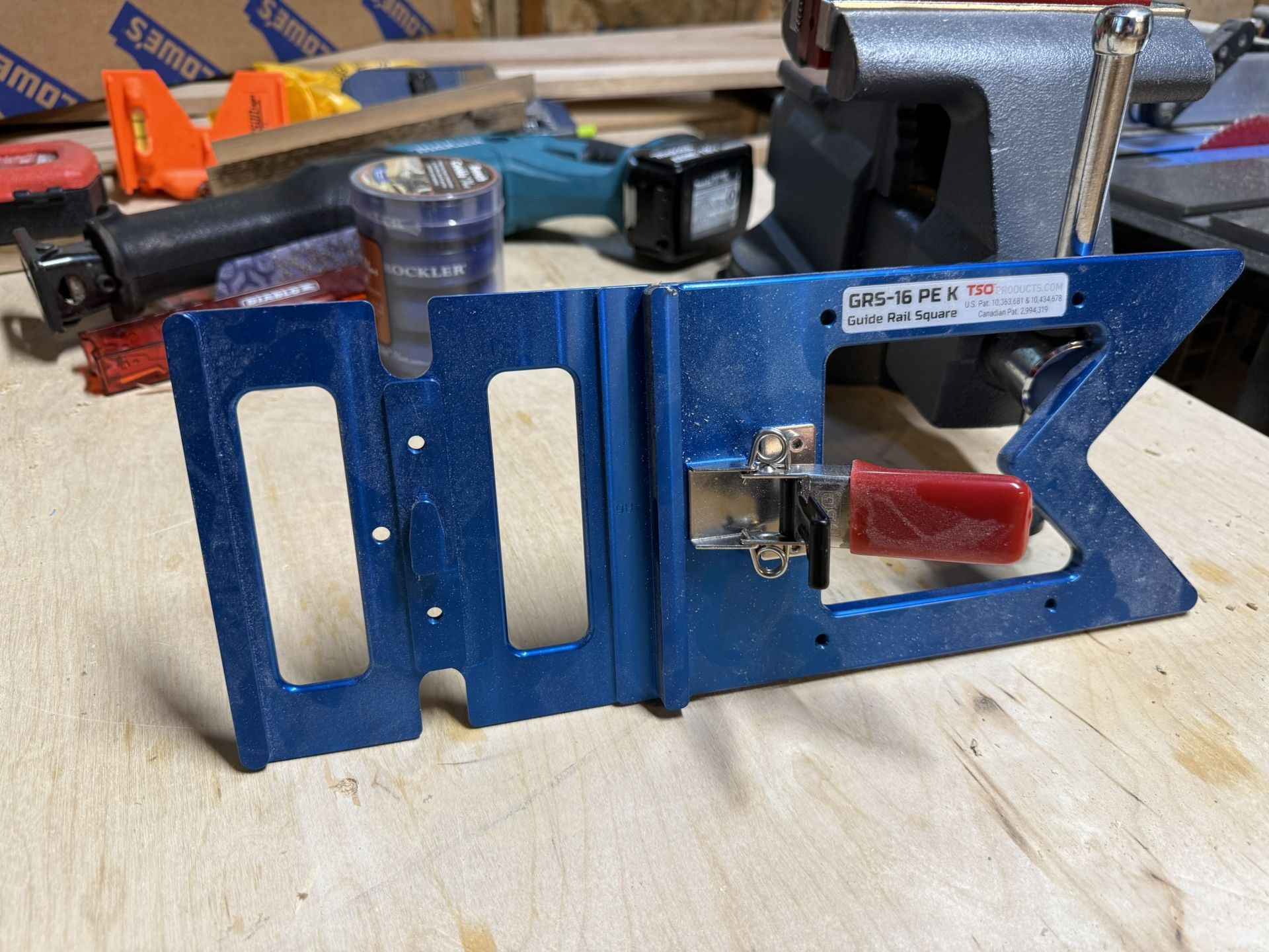 TSO Track Saw Guide Rail Square (KREG)