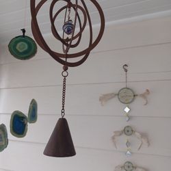 Wind Chimes And Hanging Decor See Pictures Hung Only In Sunroom