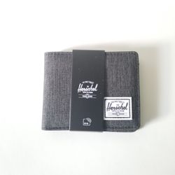 Herschel Supply Co Roy Wallet Bi-Fold Black Crosshatch