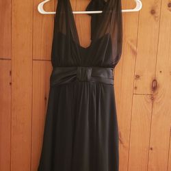 Black Halter Dress Size L