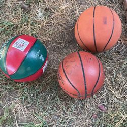 Three Basketballs , Different Colors To Enjoy Outside (NO SHIPPING) All For $10