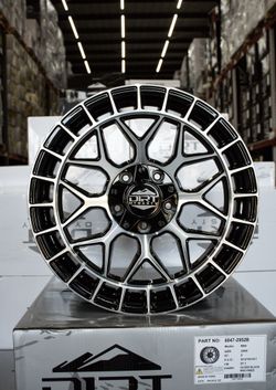 20” SRT Style Wheels – Black Machined Face 🛞