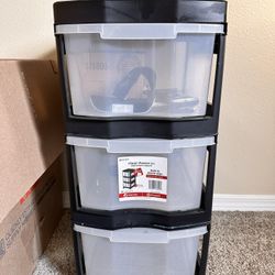 3 drawer plastic organizer