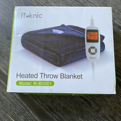 Iteknic Heated Throw Blanket 