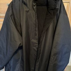 HB Men’s 4XL Heavy Jacket with Fleece Lining & Hood – Great Condition