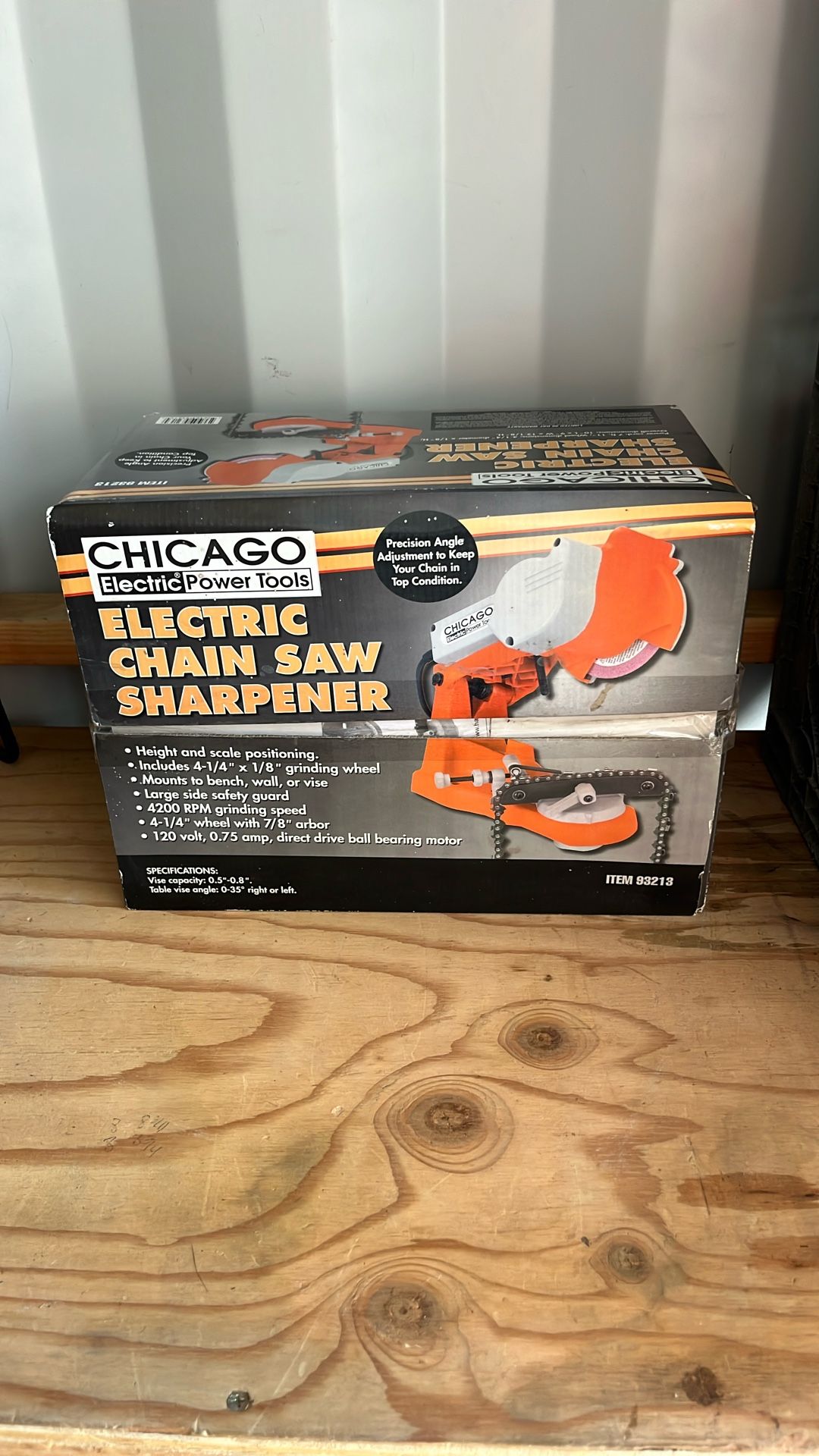 CHICAGO Electric Chain Saw Sharpener~Chainsaw