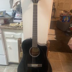 Fender Acoustic-Electric Black Guitar 