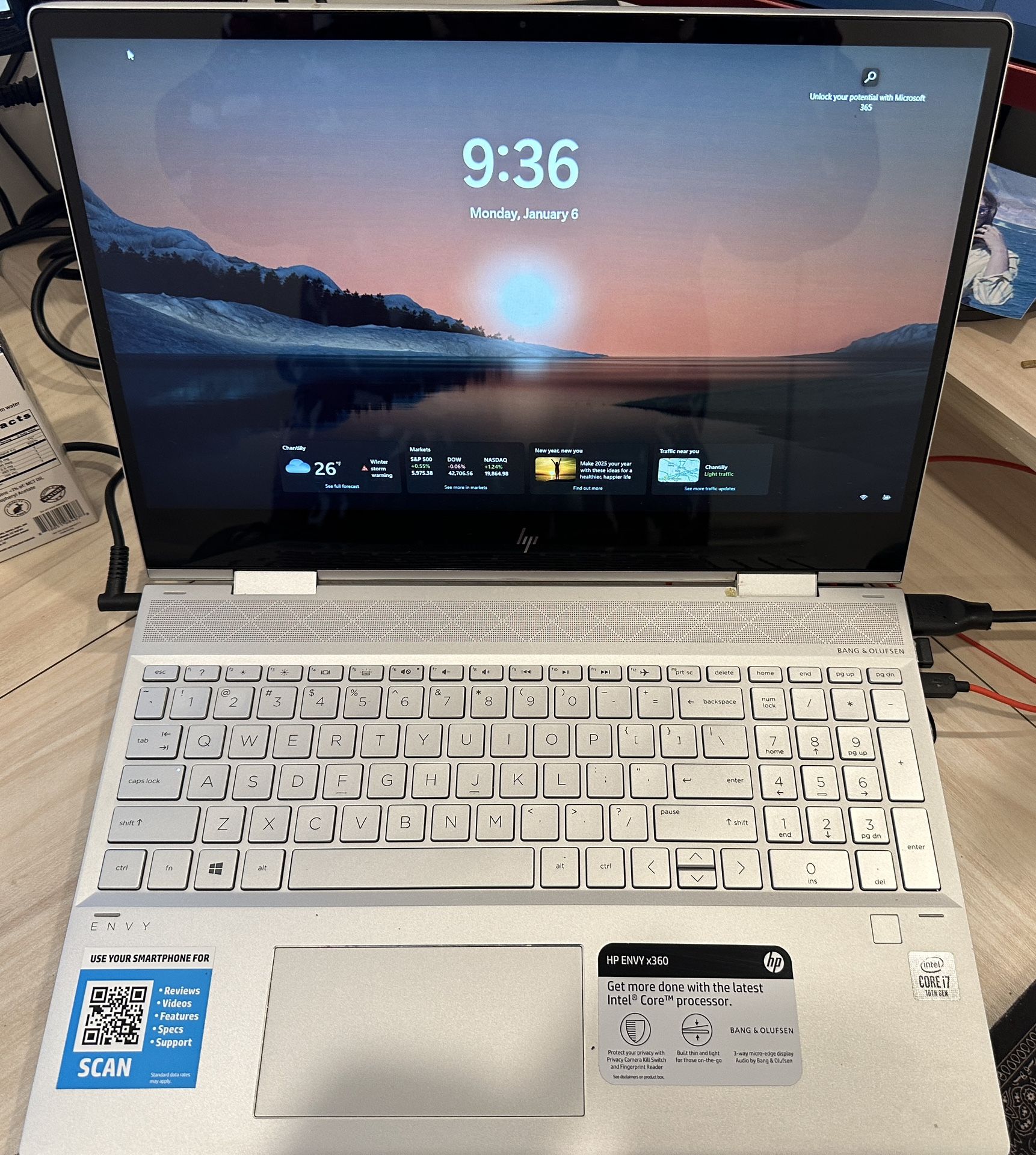 HP Envy x360 i7 β 12GB RAM, Touchscreen 2-in-1 Laptop