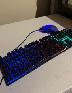 LED USB Keyboard and Mouse Set Flagpower