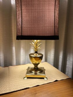 Vintage Brass Pineapple table lamp