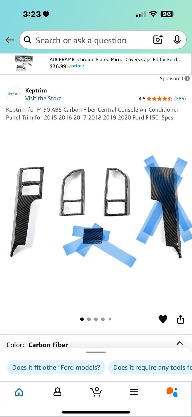 Ford  F150  Bezel Cover  