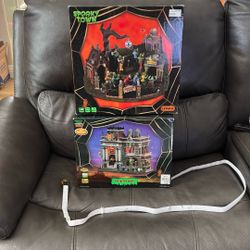 Lemax Spookytown Blood Bank And Graveyard Party