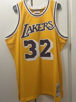 Los Angeles Lakers Mitchell And Ness 1984-85 Magic Johnson Swingman Jersey 2XL Men’s 100% Authentic Worn Once