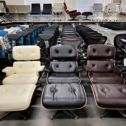 100 AUTHENTIC HERMAN MILLER EAMES LOUNGE CHAIR