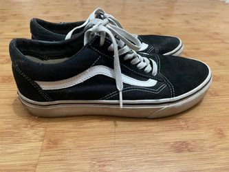Classic black and white vans