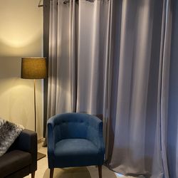 Ikea Curtains Black out Gray 96” Height 16 Pcs $15 Each..