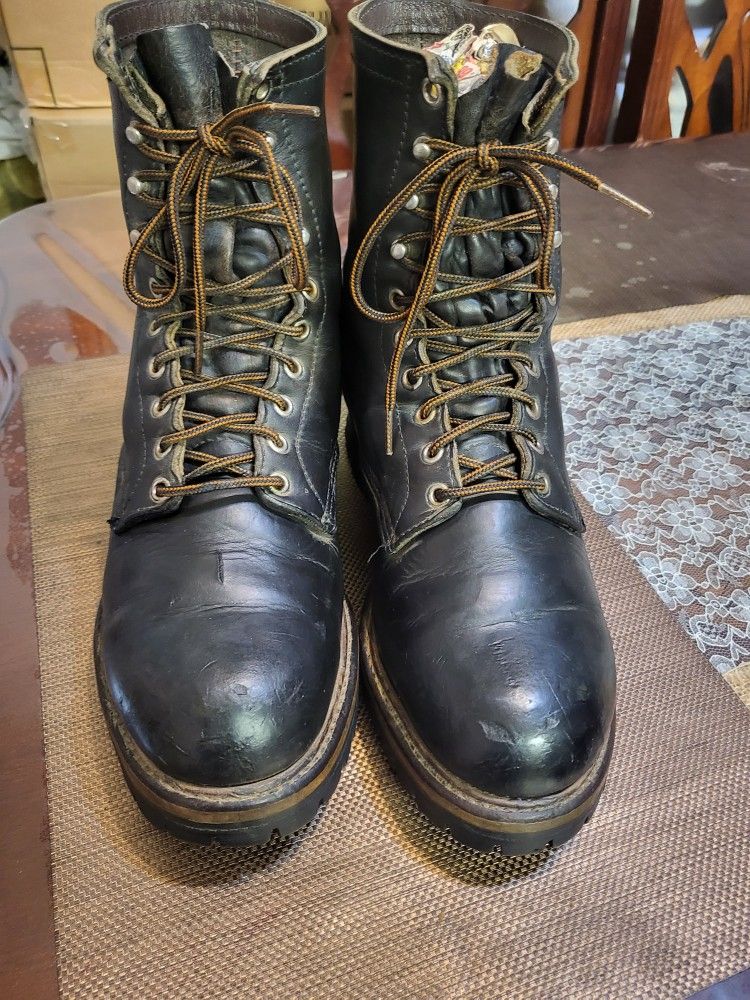 REDWING CLIMBING WORK BOOTS SIZE 9.5 MEN'S 