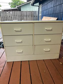 White dresser