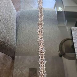 2' Rose Gold Rhinestone Belt/ Cake Decorations 