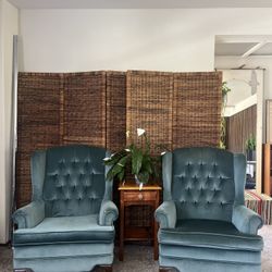 Pair of super comfy vintage chairs. 