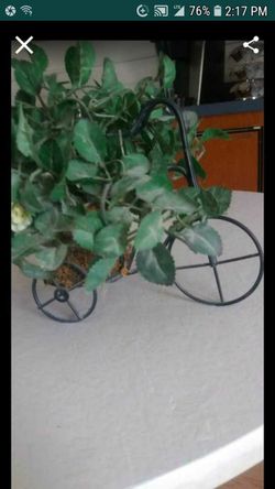 CUTE SMALL ARTIFICAL BIKE PLANTER