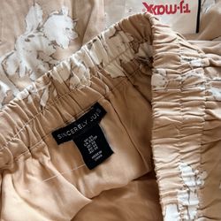 TJ MAXX FLOWER SKIRT IN NUDE BROWN COLOR