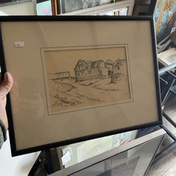 Framed Sketch Artwork 