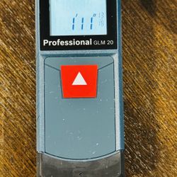 BOSCH GLM20 Blaze 65ft Laser Distance Measure With Real Time Measuring